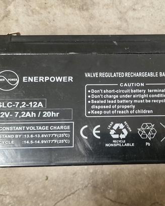 Batteria al Piombo Enerpower 12V 7.2Ah