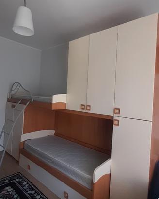 CAMERETTA PER RAGAZZI 2+1 POSTI LETTO