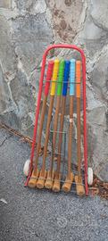 croquet in legno originale anni 70
