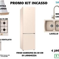 kit incasso + frigo samsung da 60 cm total nofrost