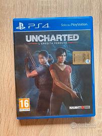 Uncharted l'eredità perduta PS4 nuovo