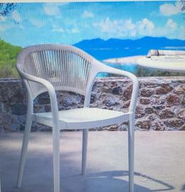 4 sedie da giardino KILA DEGHI nuove e belle