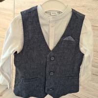 camicia e gilet bambino