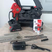 Kit Motosega Elettrica Portatile 48V – Doppia Lama