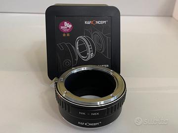 Adattatori Sony E per  Nikon Canon Olympus Leica