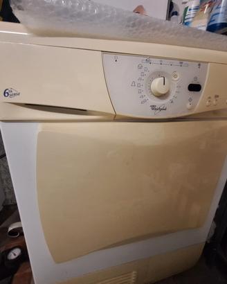 asciugatrice whirpool 6th sense 6kg