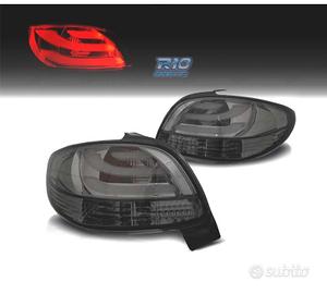 FANALI PEUGEOT 206 98-09 LIGHT BAR FONDO CROMATO A