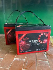 Batteria servizi AGM deep cicle zenith 120175 86ah