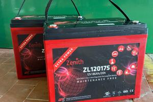 Batteria servizi AGM deep cicle zenith 120175 86ah
