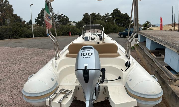 Nautica led 590+honda 100 + carrello anno 2019