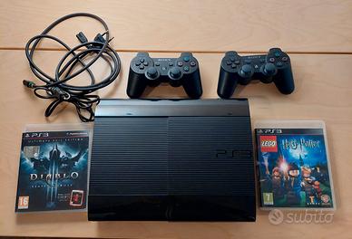 PS3 Super Slim 12GB + Due Controller + Due Giochi