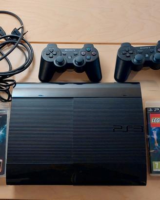 PS3 Super Slim 12GB + Due Controller + Due Giochi