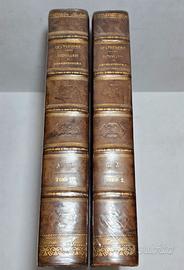 Libro antico 1842 Dizionario Storico Architettura
