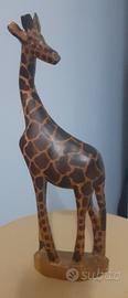 Giraffa in legno