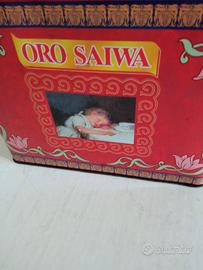 Oro Swaiva scatola in latta da collezione 