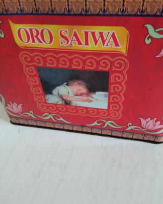 Oro Swaiva scatola in latta da collezione 