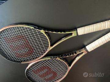 Coppia racchette da tennis wilson blade v8