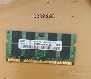 RAM Samsung per notebook 2GB