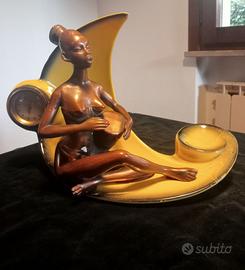 CORONETTI di CUNARDO - Orologio da tavolo con scul