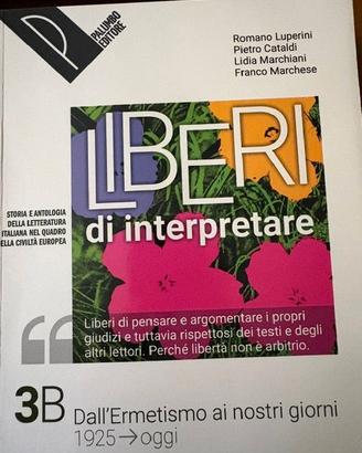 TESTO SCOLASTICO - LETTERATURA ITALIANA 5A LICEO