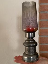 Lampada Candeliere in Peltro lavorata a mano IAP