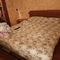 letto contenitore+Como+ comodini in legno 