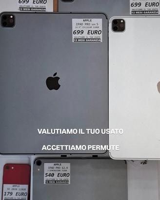 Ipad pro 12.9 5 generazione cel 128gb