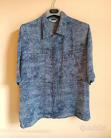 Camicia mezze maniche Krizia tg xl ? celeste blu