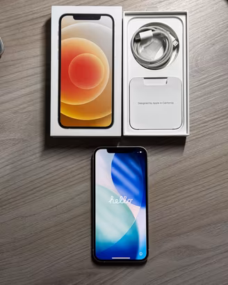 iPhone 12 bianco 128gb