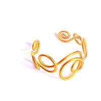 BRACCIALE IN ALLUMINIO COLOR ORO