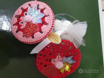 bomboniere fatte a mano all'uncinetto 