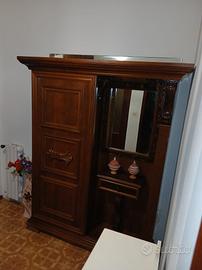 armadio ingresso con specchio 