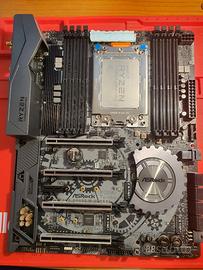 ASRock X399 Taichi + Threadripper 1950X+waterblock