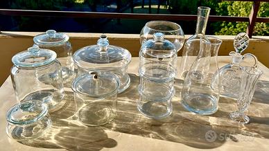 21 pz. / 20€ barattoli - caraffe - vasi in vetro 👇