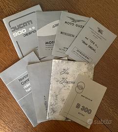 Libretti  istruzione e manutenzione moto d’epoca