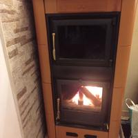 stufa a legna piazzetta modello E900 M