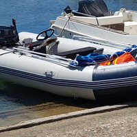 Gommone tender 4,3m PVC alluminio motore 25CV