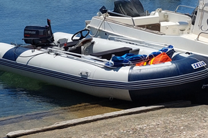 Gommone tender 4,3m PVC alluminio motore 25CV