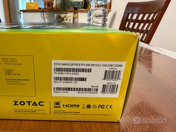 Zotac Rtx 3080 amp holo come nuova, perfetta
