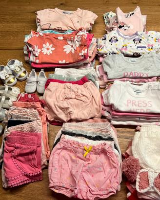 Abbigliamento estivo bambina 6-12 mesi