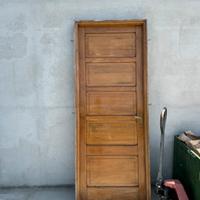 Porta in legno massello olmo