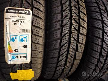 4 GOMME 195/65R15 GENERAL TIRE 4 STAGIONI