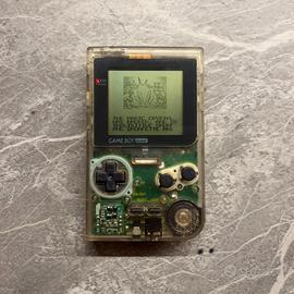 nintendo gameboy pocket trasparente funzionante