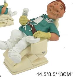 Statuina Dentista idea bomboniera con scatola tras