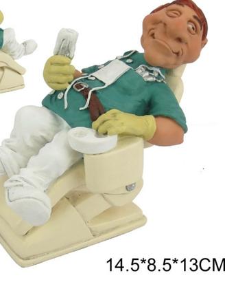 Statuina Dentista idea bomboniera con scatola tras