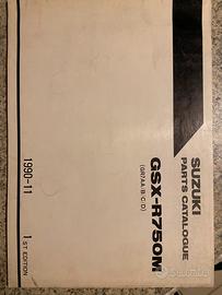Catalogo ricambi Suzuki GSX-R 750  M