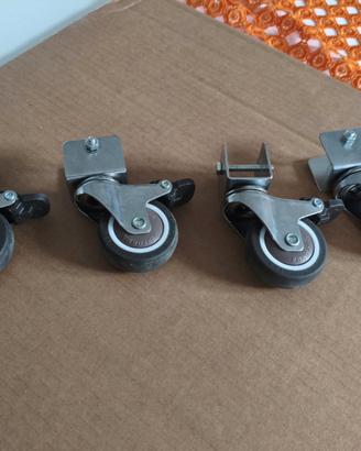 4 Ruote Gomma Staffa U 25mm 12€ Verucchio