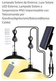 Kit lampade LED esterno autoalimentate