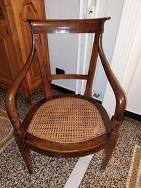 Sedie antiche in paglia