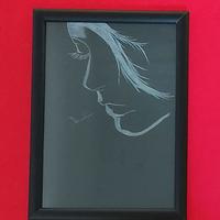 Disegno fatto a mano con cornice 